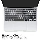 Clear Silicone Keyboard Cover — MacBook 13–16" (Universal Fit)